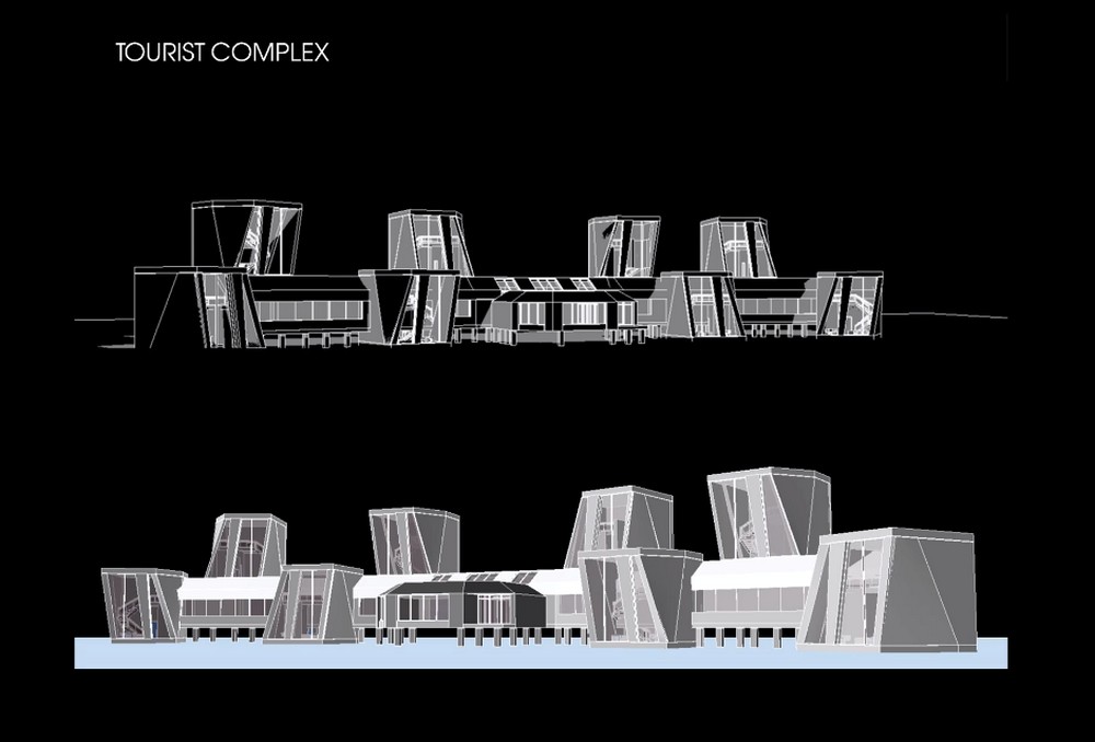 The tourist complex design by the Franz Josef Land team