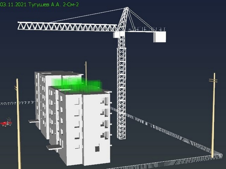 Монтаж стеновых панелей по плановым срокам Autodesk Navisworks