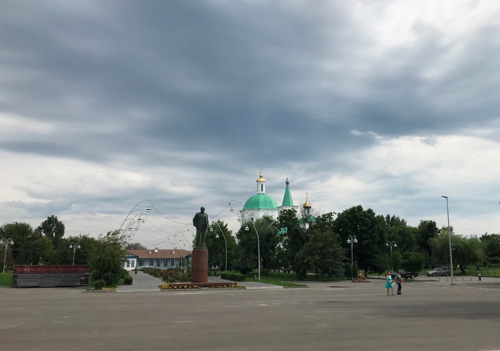 Центральная площадь станицы Вёшенской